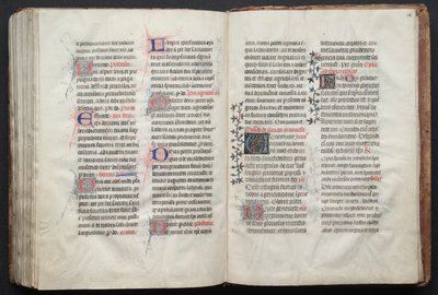 El Misal de Gotha: Fol. 161r, Texto, c. 1375 de Master of the Boqueteaux