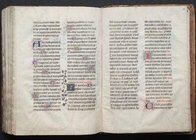 El Misal de Gotha: Fol. 162r, Texto, c. 1375 de Master of the Boqueteaux