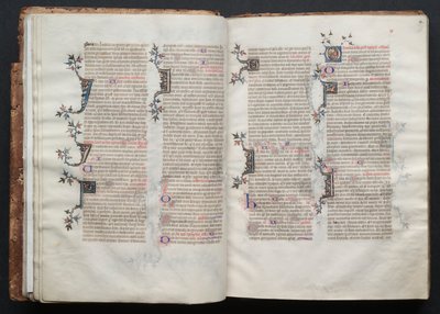 El Misal de Gotha: Fol. 19r, Texto, c. 1375 de Master of the Boqueteaux
