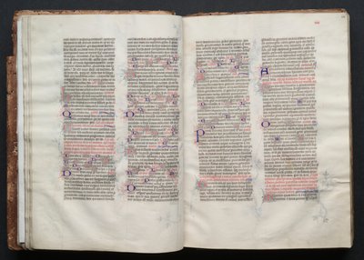 El Misal de Gotha: Fol. 23v, Texto, c. 1375 de Master of the Boqueteaux
