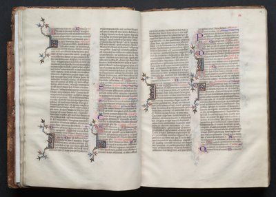 El misal de Gotha: Fol. 26r, Texto, c. 1375 de Master of the Boqueteaux