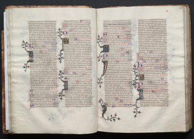 El misal de Gotha: Fol. 29v, Texto, c. 1375 de Master of the Boqueteaux