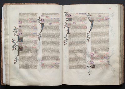 El Misal de Gotha: Fol. 36v, Texto, c. 1375 de Master of the Boqueteaux