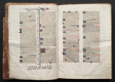 El Misal de Gotha: Fol. 3r, Texto, c. 1375 de Master of the Boqueteaux