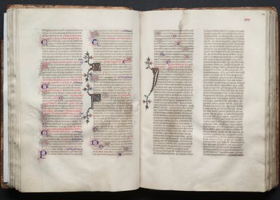 El Misal de Gotha: Fol. 44r, Texto, c. 1375 de Master of the Boqueteaux