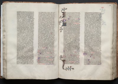 El Misal de Gotha: Fol. 47v, Texto, c. 1375 de Master of the Boqueteaux