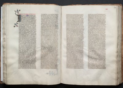 El Misal de Gotha: Fol. 48v, Texto de Master of the Boqueteaux