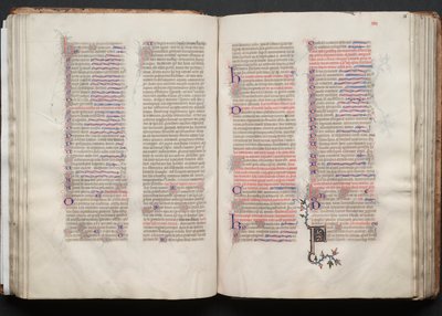 El Misal de Gotha: Fol. 56r, Texto, c. 1375 de Master of the Boqueteaux