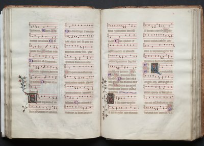 El Misal de Gotha: Fol. 62r, Texto, c. 1375 de Master of the Boqueteaux