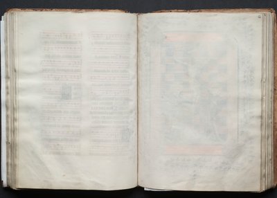 El misal de Gotha: Fol. 63r, Texto, c. 1375 de Master of the Boqueteaux