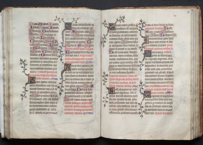 El misal de Gotha: Fol. 66r, Texto, c. 1375 de Master of the Boqueteaux