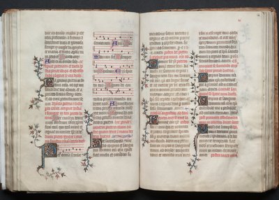 El Misal de Gotha: Fol. 68r, Texto, c. 1375 de Master of the Boqueteaux