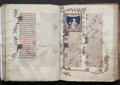 El Misal de Gotha: Fol. 68v, Texto, c. 1375 de Master of the Boqueteaux