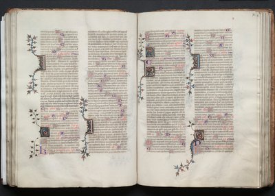 El Misal de Gotha: Fol. 72r, Texto, c. 1375 de Master of the Boqueteaux