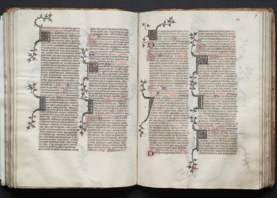 El Misal de Gotha: Fol. 74v, Texto, c. 1375 de Master of the Boqueteaux