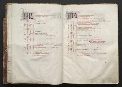 El misal de Gotha: Fol. 7r, Texto, c. 1375 de Master of the Boqueteaux