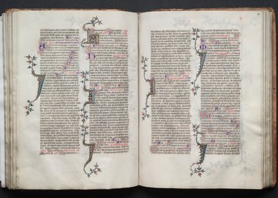 El Misal de Gotha: Fol. 81v, Texto de Master of the Boqueteaux