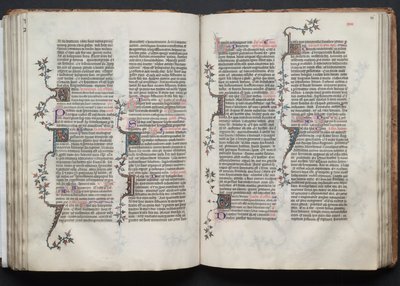El Misal de Gotha: Fol. 86r, Texto, c. 1375 de Master of the Boqueteaux