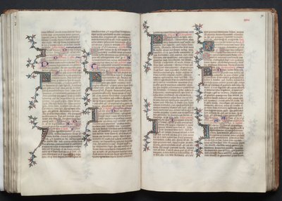 El Misal de Gotha: Fol. 90r, Texto, c. 1375 de Master of the Boqueteaux