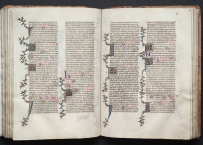 El Misal de Gotha: Fol. 92r, Texto, c. 1375 de Master of the Boqueteaux