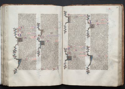 El Misal de Gotha: Fol. 93r, Texto, c. 1375 de Master of the Boqueteaux