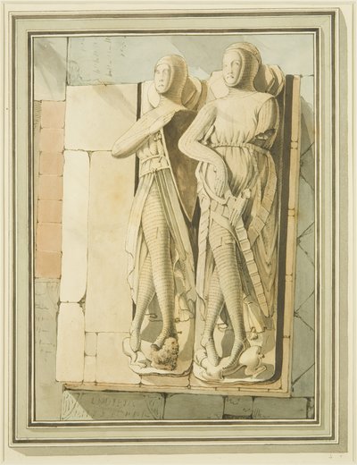 Efigies de dos caballeros, 