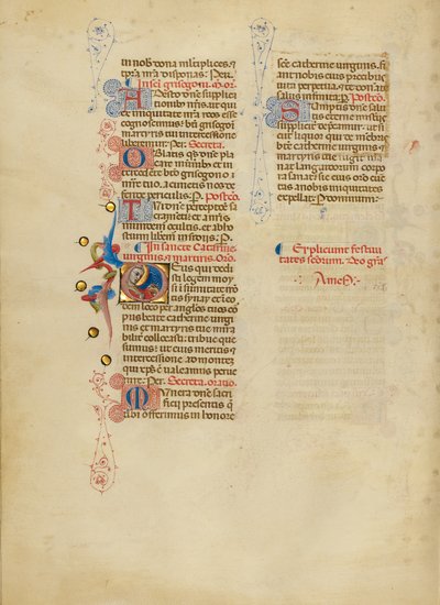 Inicial D: Santa Catalina de Master of the Brussels Initials