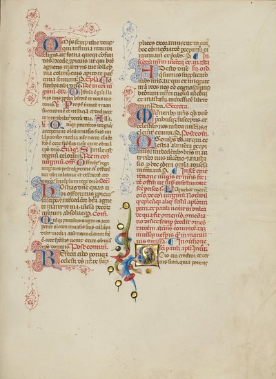 Inicial S: Saint Paul de Master of the Brussels Initials