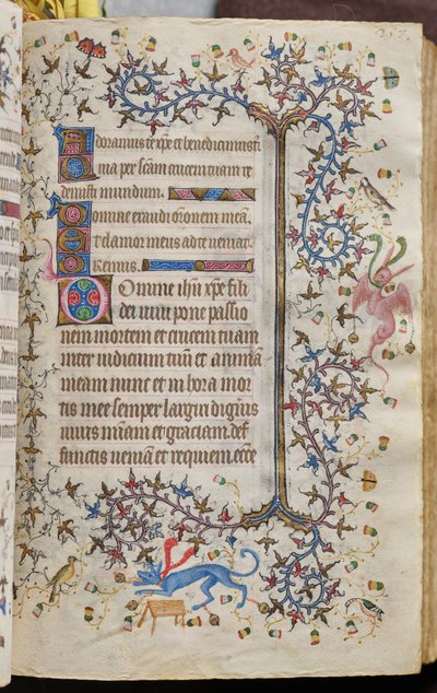 Horas de Carlos el Noble, rey de Navarra (1361-1425): fol. 129r, Texto de Master of the Brussels Initials and Associates