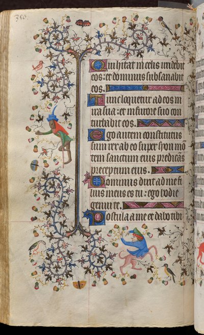 Horas de Carlos el Noble, rey de Navarra (1361-1425): fol. 170v, Texto de Master of the Brussels Initials and Associates
