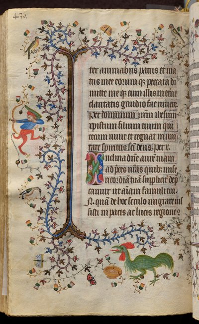 Horas de Carlos el Noble, rey de Navarra (1361-1425): fol. 209v, Texto de Master of the Brussels Initials and Associates