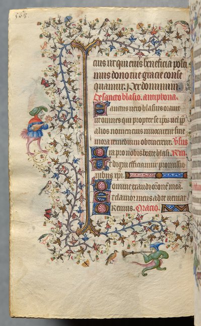 Horas de Carlos el Noble, rey de Navarra (1361-1425): fol. 278v, Texto de Master of the Brussels Initials and Associates