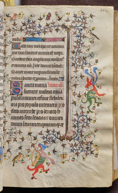 Horas de Carlos el Noble, rey de Navarra (1361-1425): fol. 51r, Texto de Master of the Brussels Initials and Associates
