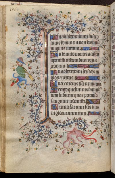 Horas de Carlos el Noble, rey de Navarra (1361-1425): fol. 53v, Texto de Master of the Brussels Initials and Associates