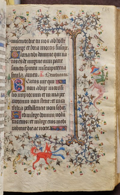 Horas de Carlos el Noble, rey de Navarra (1361-1425): fol. 68r, Texto de Master of the Brussels Initials and Associates
