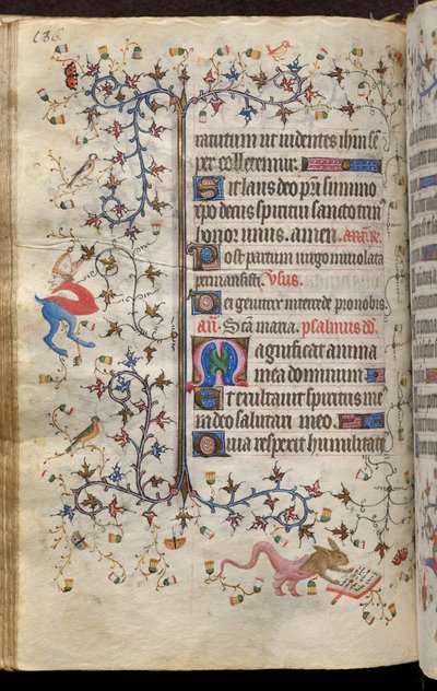 Horas de Carlos el Noble, rey de Navarra (1361-1425): fol. 93v, Texto de Master of the Brussels Initials and Associates