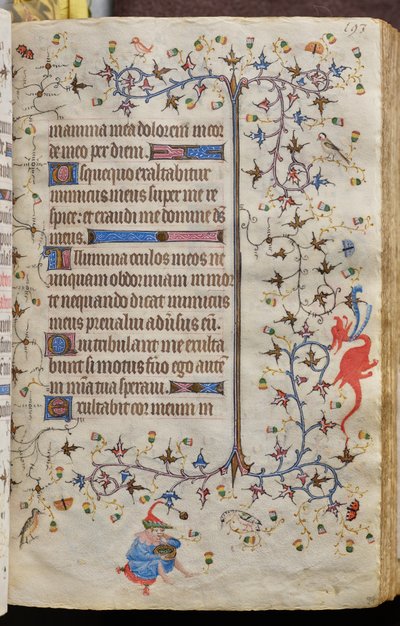 Horas de Carlos el Noble, rey de Navarra (1361-1425): fol. 97r, Texto de Master of the Brussels Initials and Associates