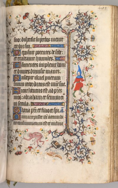 Horas de Carlos el Noble, Rey de Navarra: fol. 196r, Texto de Master of the Brussels Initials and Associates