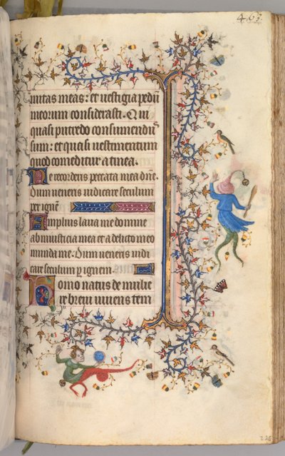 Horas de Carlos el Noble, Rey de Navarra 1361-1425: fol. 226r, Texto, c. 1405 de Master of the Brussels Initials and Associates