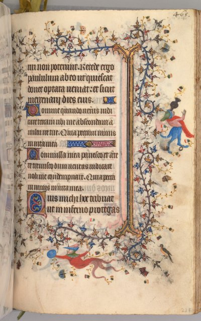 Horas de Carlos el Noble, Rey de Navarra 1361-1425: fol. 227r, Texto, c. 1405 de Master of the Brussels Initials and Associates