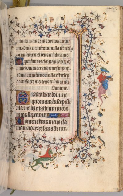 Horas de Carlos el Noble, Rey de Navarra 1361-1425: fol. 228r, Texto, c. 1405 de Master of the Brussels Initials and Associates