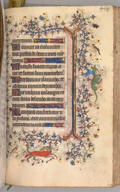 Horas de Carlos el Noble, Rey de Navarra 1361-1425: fol. 229r, Texto, c. 1405 de Master of the Brussels Initials and Associates