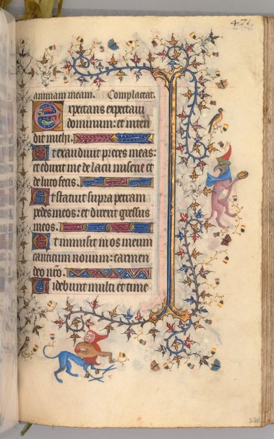 Horas de Carlos el Noble, Rey de Navarra 1361-1425: fol. 230r, Texto de Master of the Brussels Initials and Associates