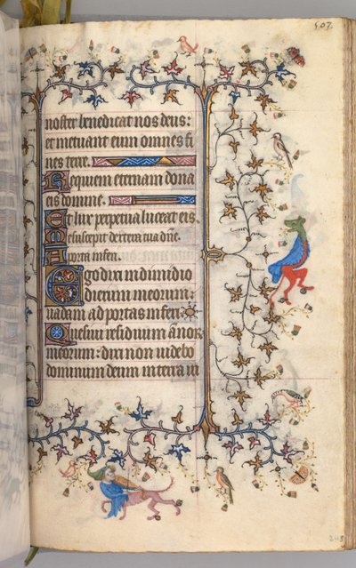 Horas de Carlos el Noble, Rey de Navarra 1361-1425: fol. 246r, Texto de Master of the Brussels Initials and Associates