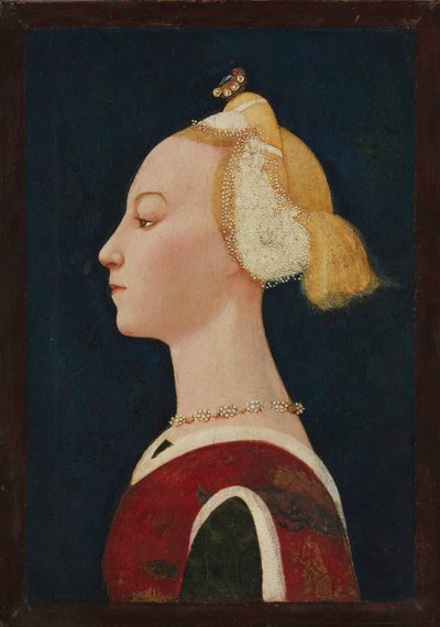 Retrato de una mujer, c.1450 de Master of the Castello Nativity