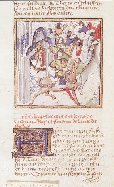 Ms 622 fol.9v Cadmo, fundador de Tebas, de 