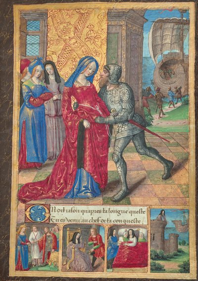 Hypsipyle se despide de Jason de Master of the Chronique scandaleuse