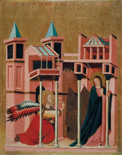 La Anunciación de Master of the Cini Madonna