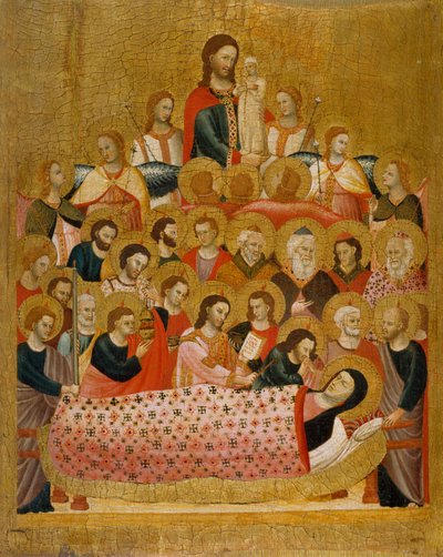 La dormición de la Virgen de Master of the Cini Madonna