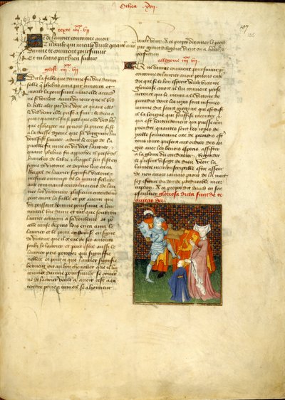 Harley 4431, f.135, Héctor y Andrómaca, de 
